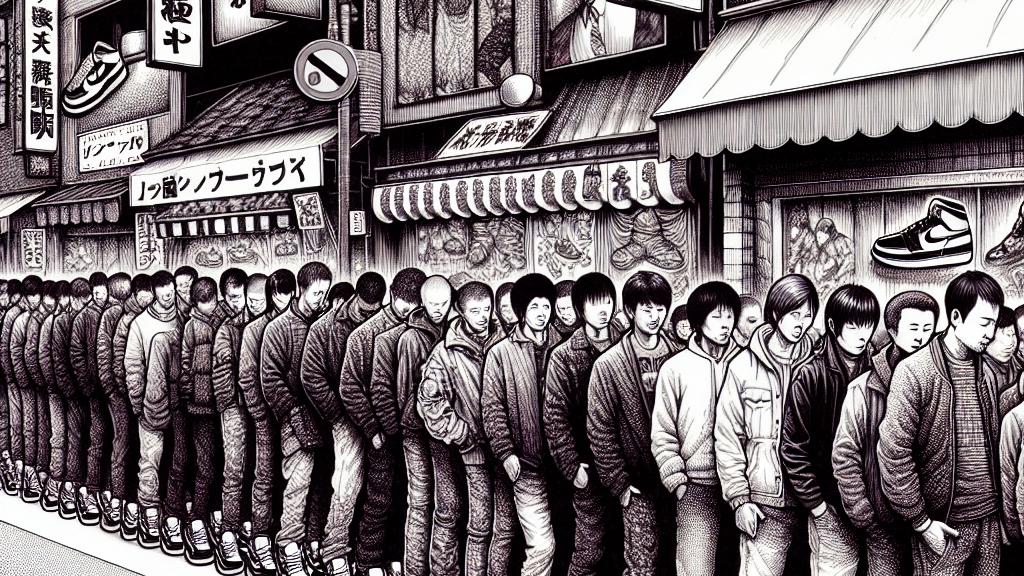 Mystery of the Identical Shoes in Long Lines Unveiled