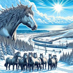 Visit the Mysterious Cold-Resistant Horses in Winter