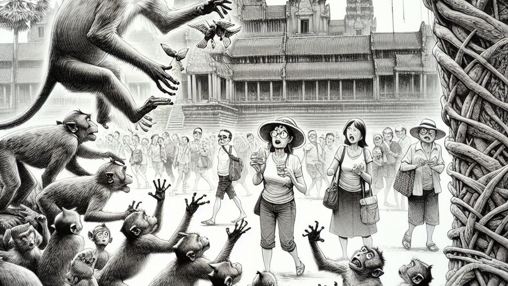 Debate Over the Relocation of Angkor Wat Monkeys and Animal Welfare