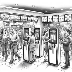 マクドナルドのキオスクが雇用に与える影響