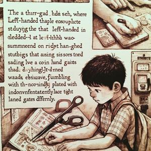 The Heartwarming Research of a Third Grader: Left-Handed Struggles With a Sweet Twist!