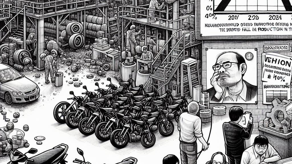 Motorcycle Manufacturing in Thailand: Revving Down Due to Economic Woes!