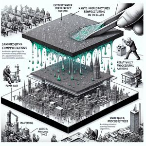 ガラス上のナノ・マイクロ構造を実現する革新的印刷技術