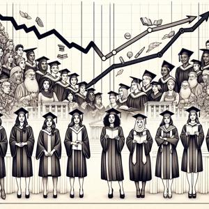 大学における男女格差: 女性の優位性の高まり
