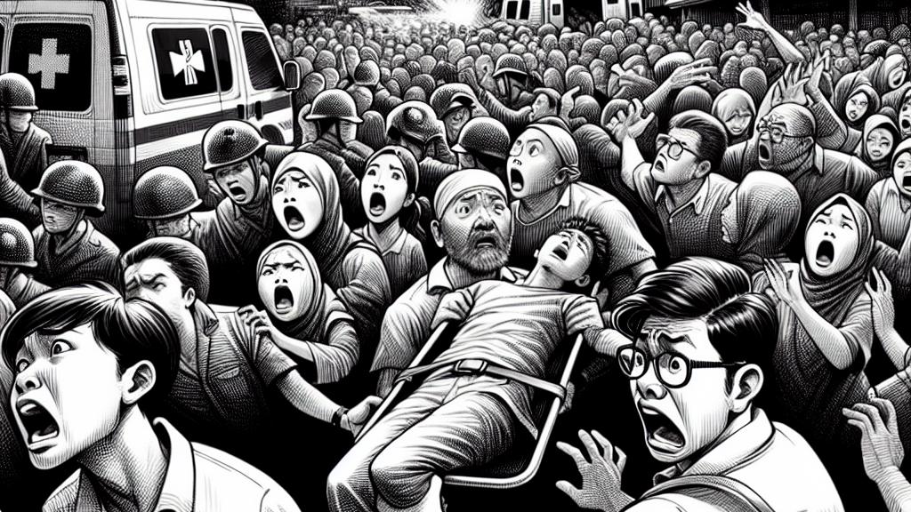 Attack on Japanese Schoolboy in China: Treatment in Hospital