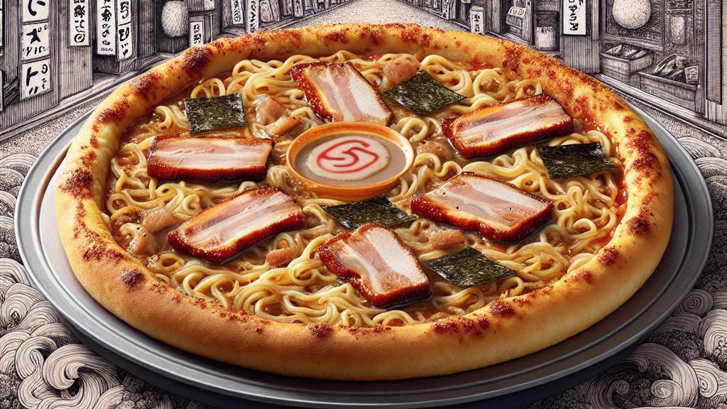 Discover the New Ramen Pizza from Pizza Hut!
