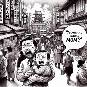 Son Shouts for Mom: A Father's Quick Wit