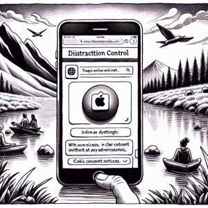 Apple's Distraction Control Feature and Its Implications for Web Advertising