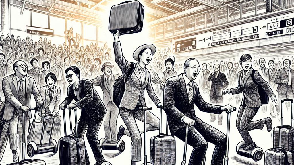 Electric Suitcases: The Latest Tourist Trend That’s Running into Trouble in Japan!