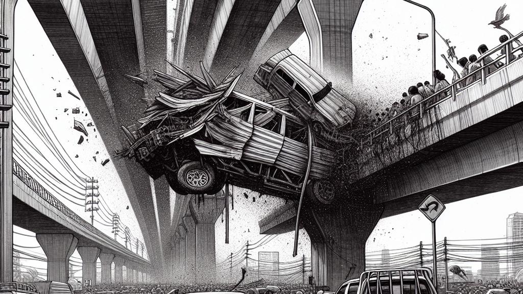 Falling Objects on Rama II Road: A Construction Nightmare!