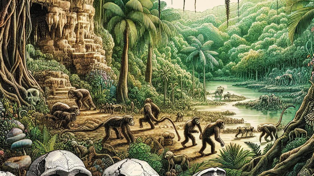 化石発見を通じてカリブのサルの絶滅を理解する