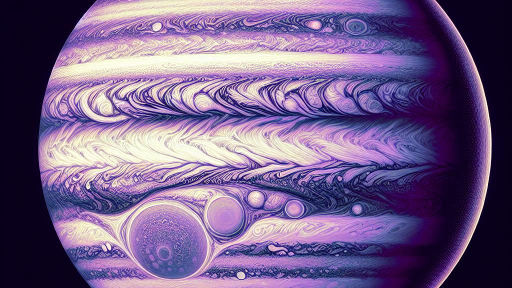 NASA's Hubble Space Telescope Shows Jupiter in Amazing Ultraviolet Colors