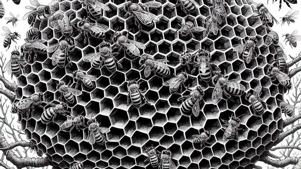 Exploring Symmetry in Bee Nest Construction