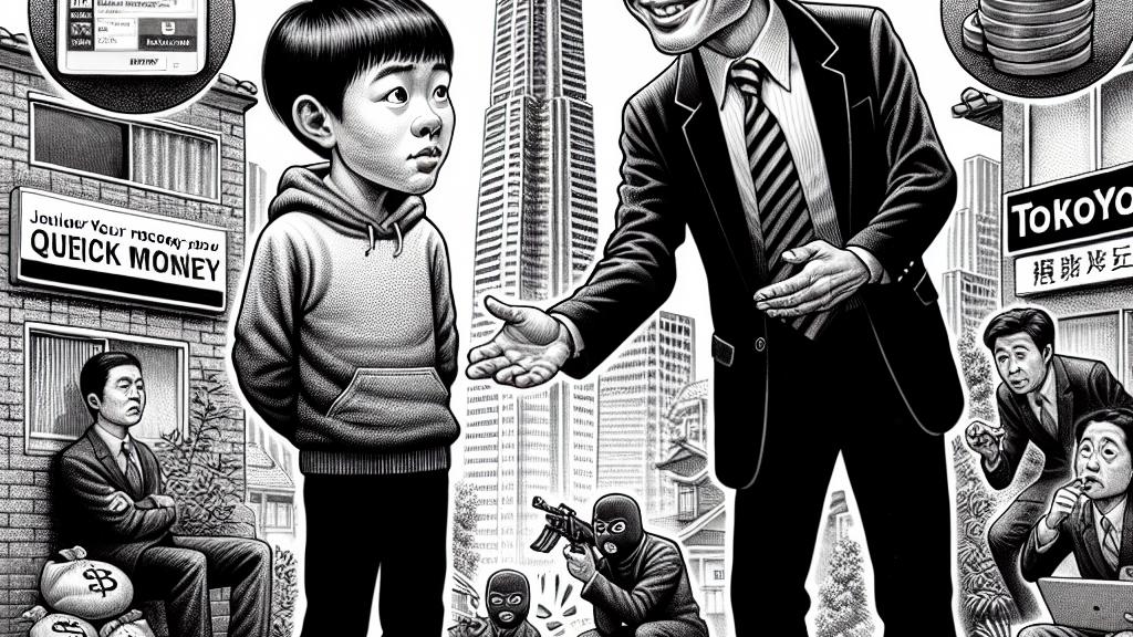 Arrest of a Company Employee for Mediating Shadow Work for Junior High School Students