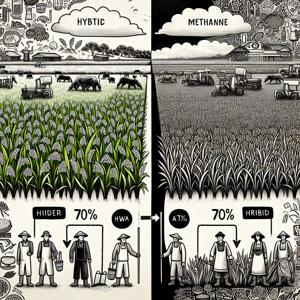 Innovative Rice Hybrid Reduces Methane Emissions