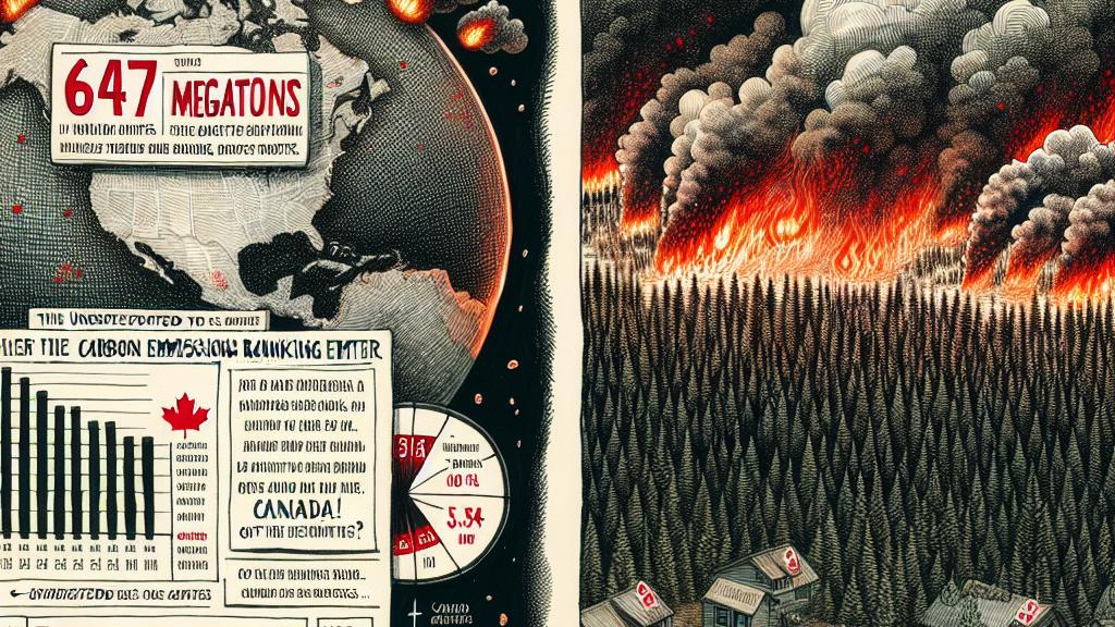 カナダの山火事: 驚くべき巨大な炭素排出源！