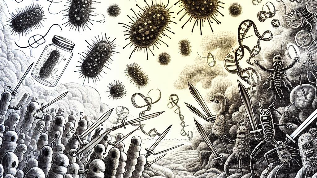 革命的な抗生物質：細菌に対する二重の脅威！