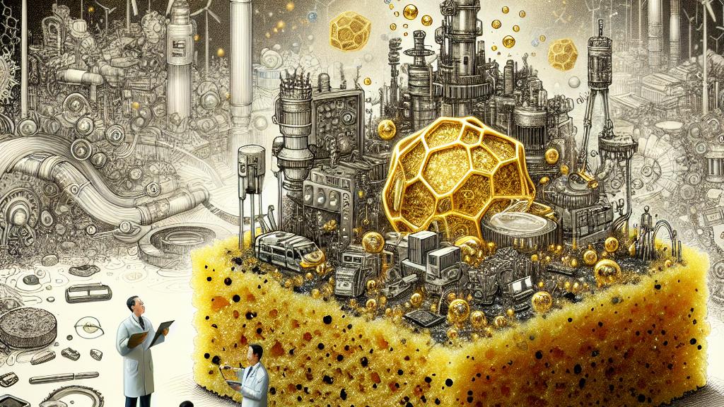 Innovative Sponge Technology for Efficient Gold Recovery from E-Waste