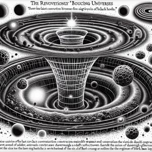 バウンシング宇宙とブラックホール：ダークマターの神秘的な先祖!