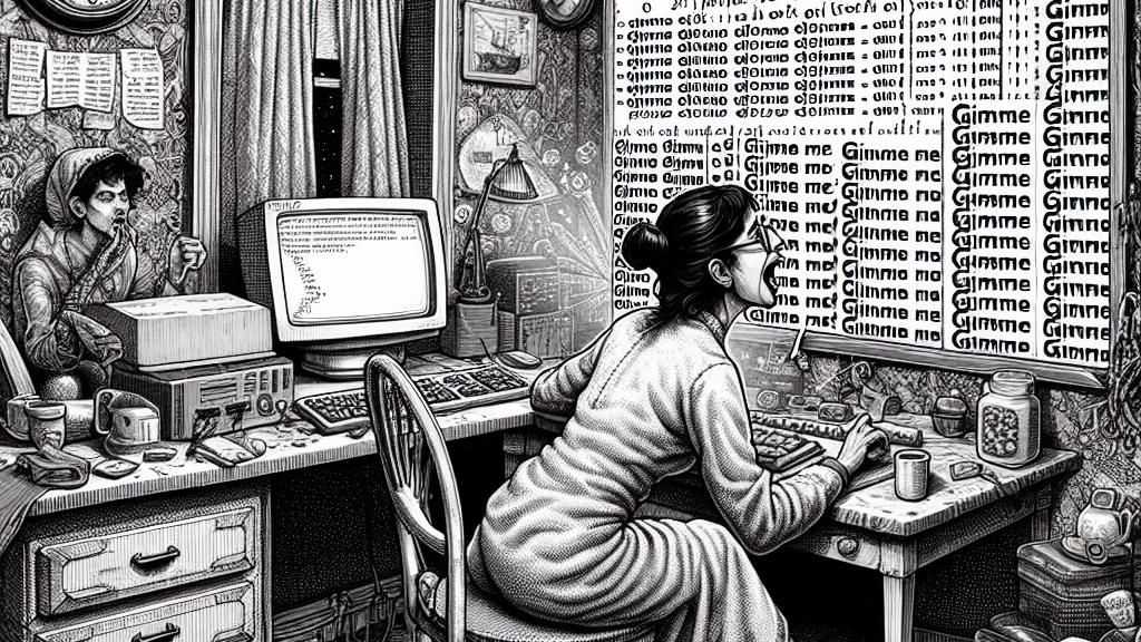 Understanding the "Gimme Gimme Gimme" Output in Unix's Man Command