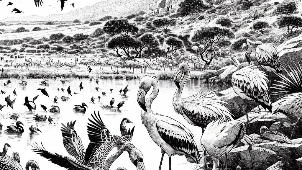 フラミンゴ：鳥の世界で見過ごされてきた羽づくろい者！