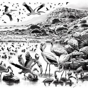 フラミンゴ：鳥の世界で見過ごされてきた羽づくろい者！