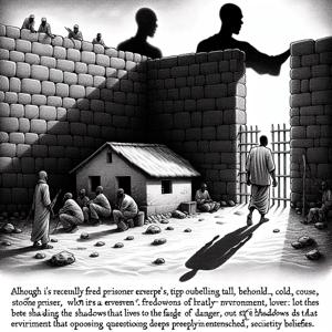 刑務所からの解放後のナイジェリアの無神論者の闘争
