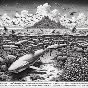 サメがサンゴ礁を離れる：衝撃の海洋的移動！