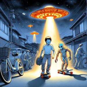 New Alien Model Inspired by the Kofu UFO Incident