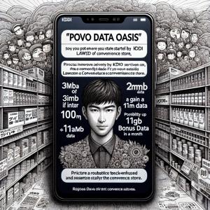 KDDI Launches 'povo Data Oasis' Service at Lawson Stores