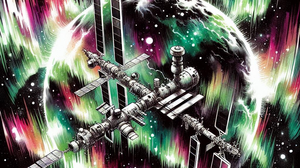 空の魔法：宇宙から見る北極光の美しさ！