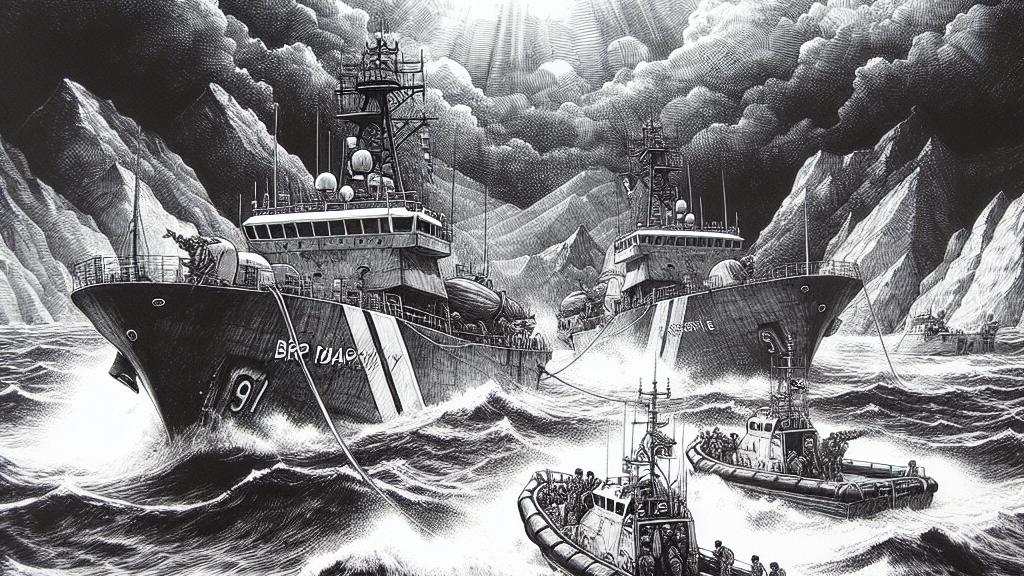 荒れた海: アメリカと同盟国が中国の海洋攻撃に立ち向かう！