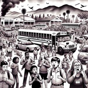 バス停の恐怖: カリフォルニアで移民が子供を狙った事件！