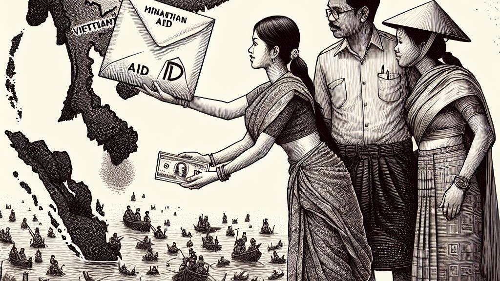 インドの洪水被災者への人道的支援