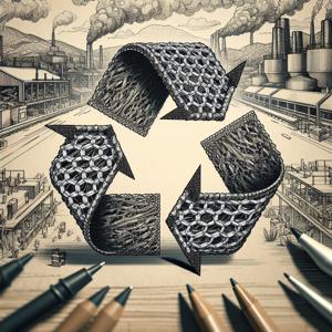 Revolutionary Recycling of Carbon Nanotube Fibers for Sustainable Manufacturing