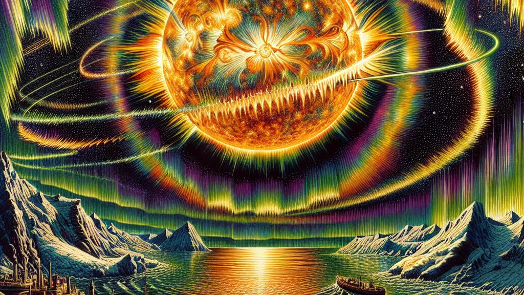 最近の太陽活動による北極光の潜在的視認