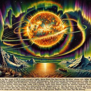 最近の太陽活動による北極光の潜在的視認