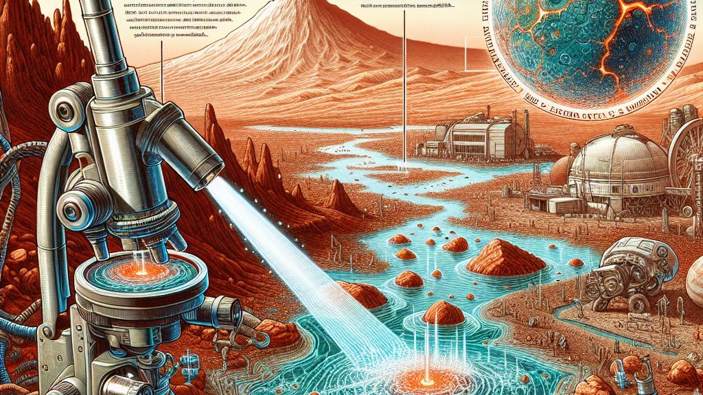 古代火星の水活動が発見される