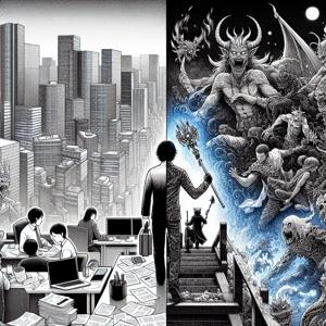 The Dual Life of a Hero and a Corporate Slave