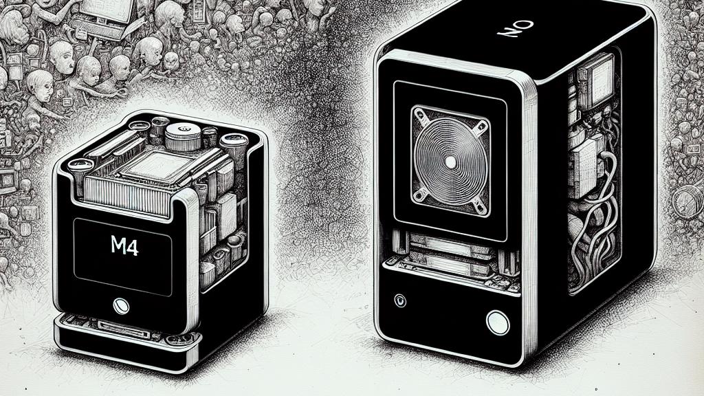 M4 Mac miniとM2 Mac miniの比較：機能と価格
