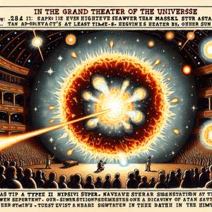 Astronomers Study a New Type II Supernova