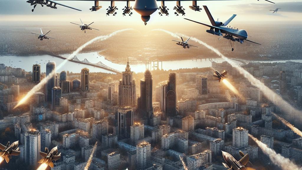 Drones Downed and Missiles Deflected: Ukraine's Defense Daring Against Russia!