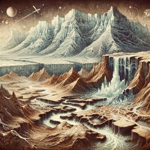 氷の火星における水の流れ：二酸化炭素の動態からの洞察