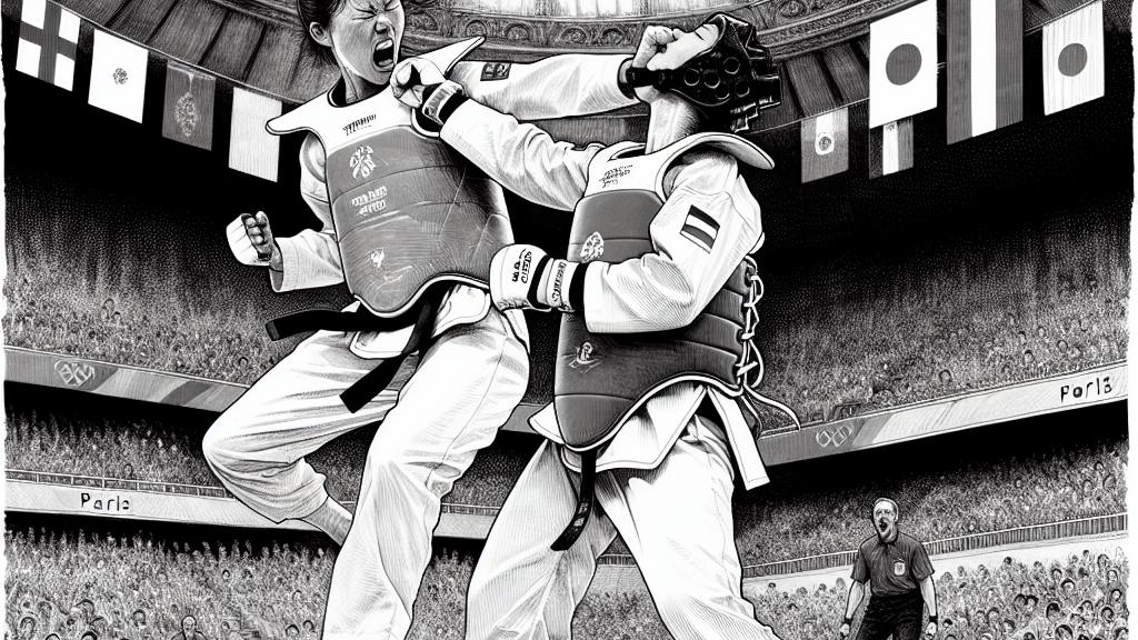Taiwan's Taekwondo Star Faces Defeat, Hopes for a Second Chance in Paris!