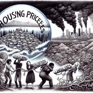 カリフォルニア州の住宅危機: 気候災害という時限爆弾!