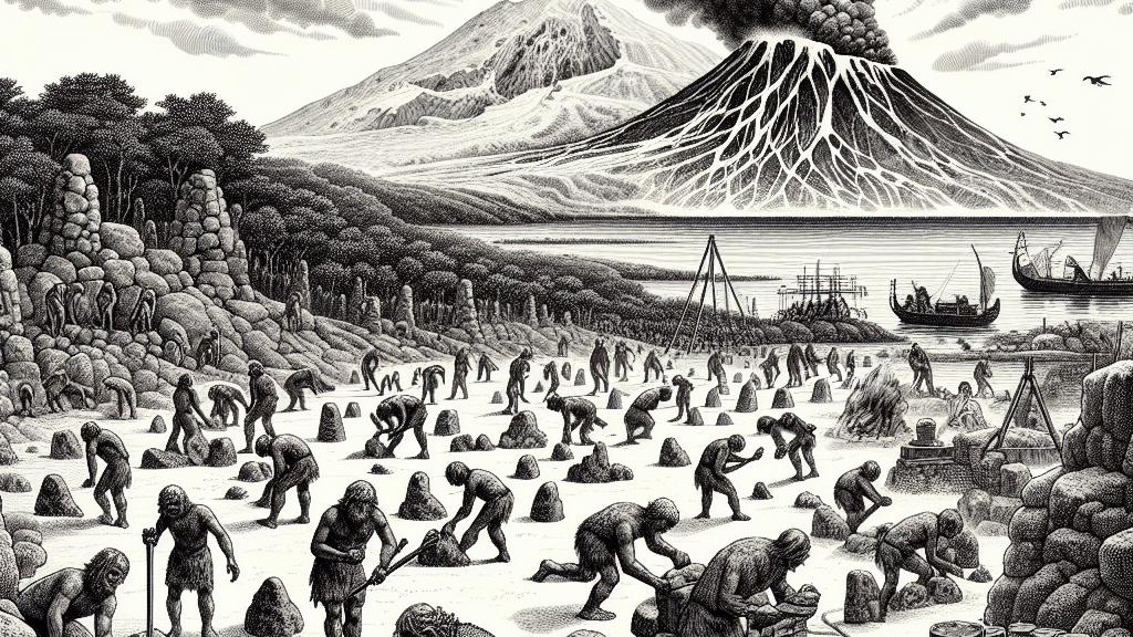 古代の人々が火山の挑戦に対抗するために石を犠牲にした方法を発見する
