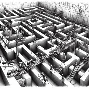 Ants Show Amazing Teamwork in Maze Experiments