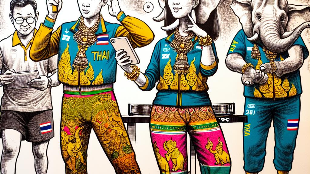 Thai Athletes Give a Fashionable Twist to Faded Olympic Glory!