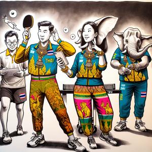 Thai Athletes Give a Fashionable Twist to Faded Olympic Glory!