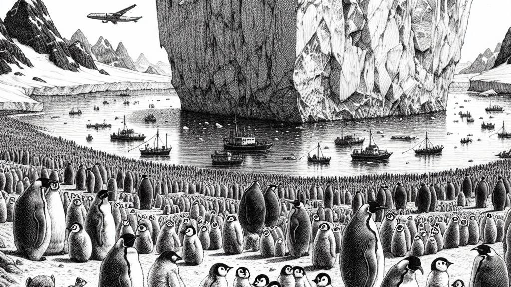 氷山の試練に立ち向かうペンギンのヒナたちの驚異的な復活力